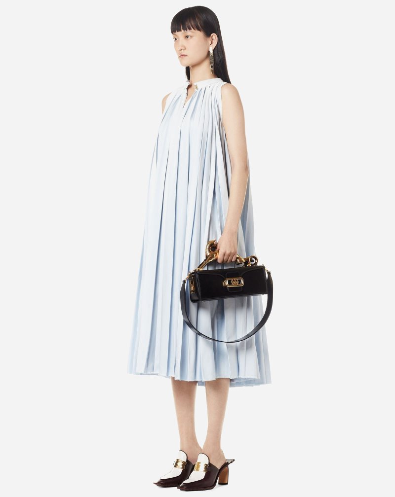 Lanvin Pencil Cat Bag In Box Calf Väskor Dam Svarta | ND35-6125C7