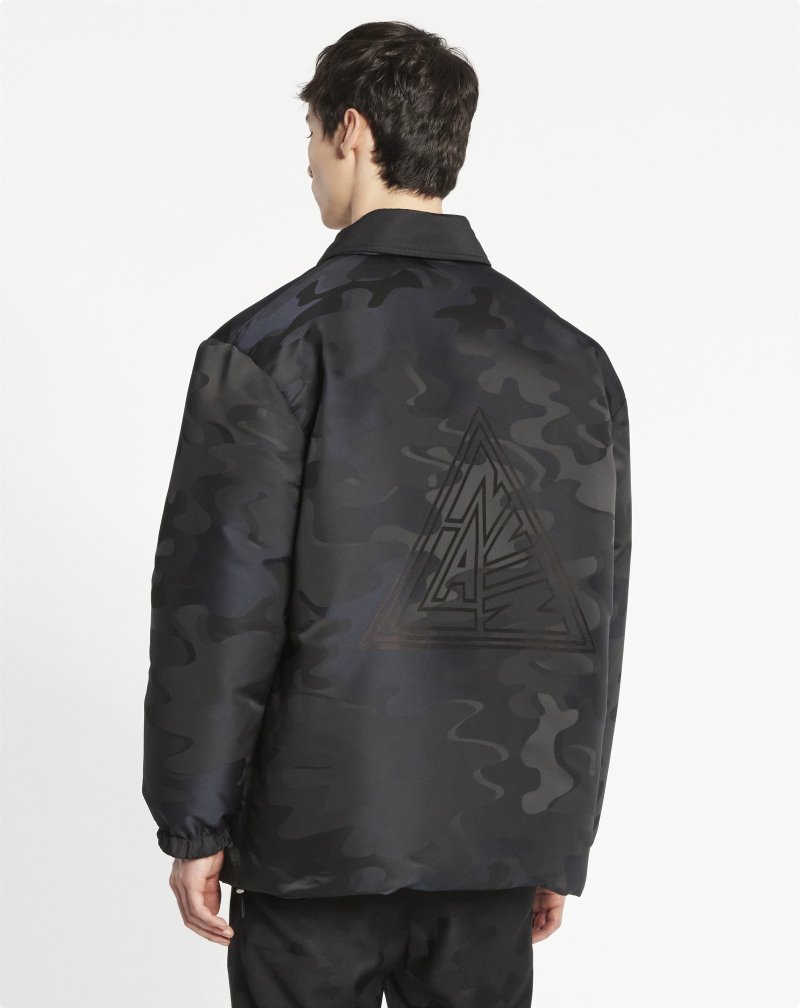 Lanvin Reversible Jacket Jackor Herr Marinblå Blå Bruna | VM66-1026R1
