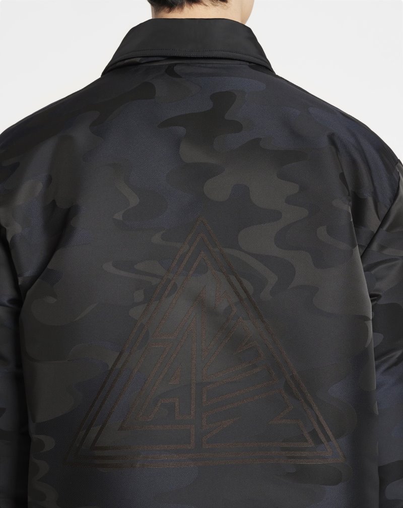 Lanvin Reversible Jacket Jackor Herr Marinblå Blå Bruna | VM66-1026R1