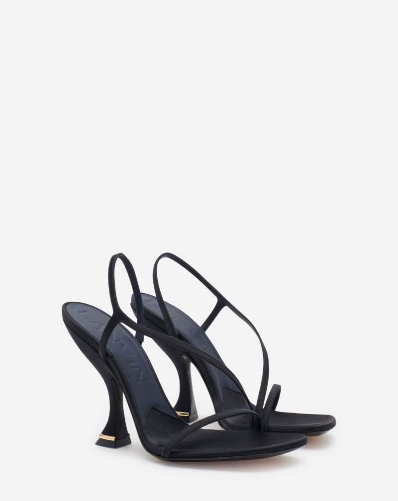 Lanvin Rita Sandals Sandaler Dam Svarta | VI09-9649Y6