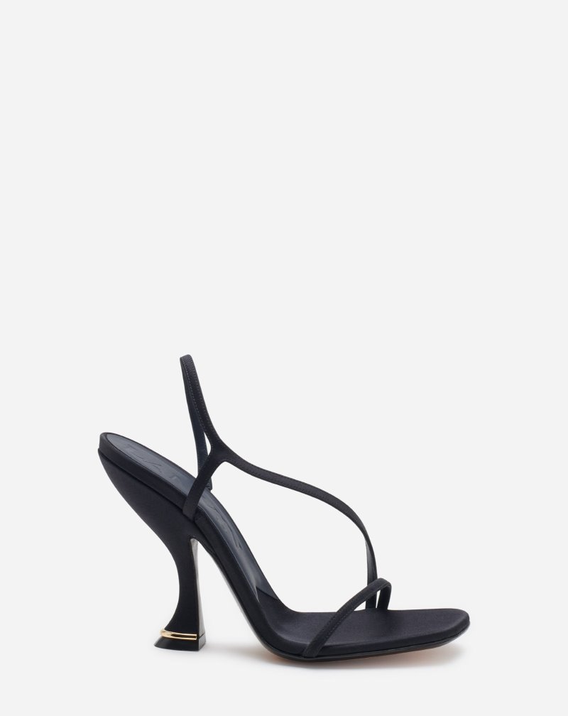 Lanvin Rita Sandals Sandaler Dam Svarta | VI09-9649Y6