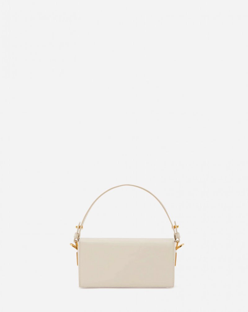 Lanvin Shiny Leather Nano Pencil Bag Väskor Dam Grädde | WG13-9793Z7