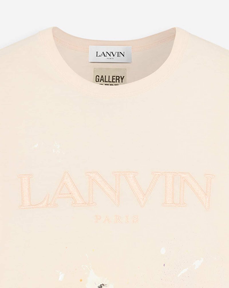 Lanvin Short Sleeve Embroidered T Shirts T-shirt Dam Olika Färger | WJ54-9034K4