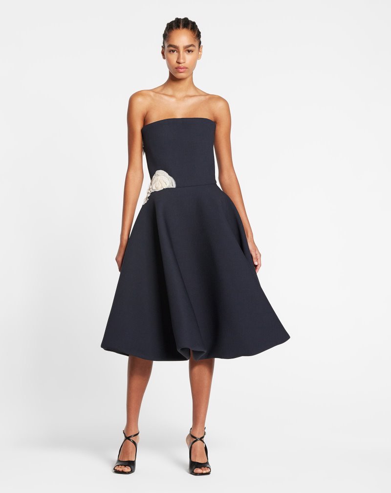 Lanvin Short Tribute Dress Klänning Dam Blå | AT87-2057G2