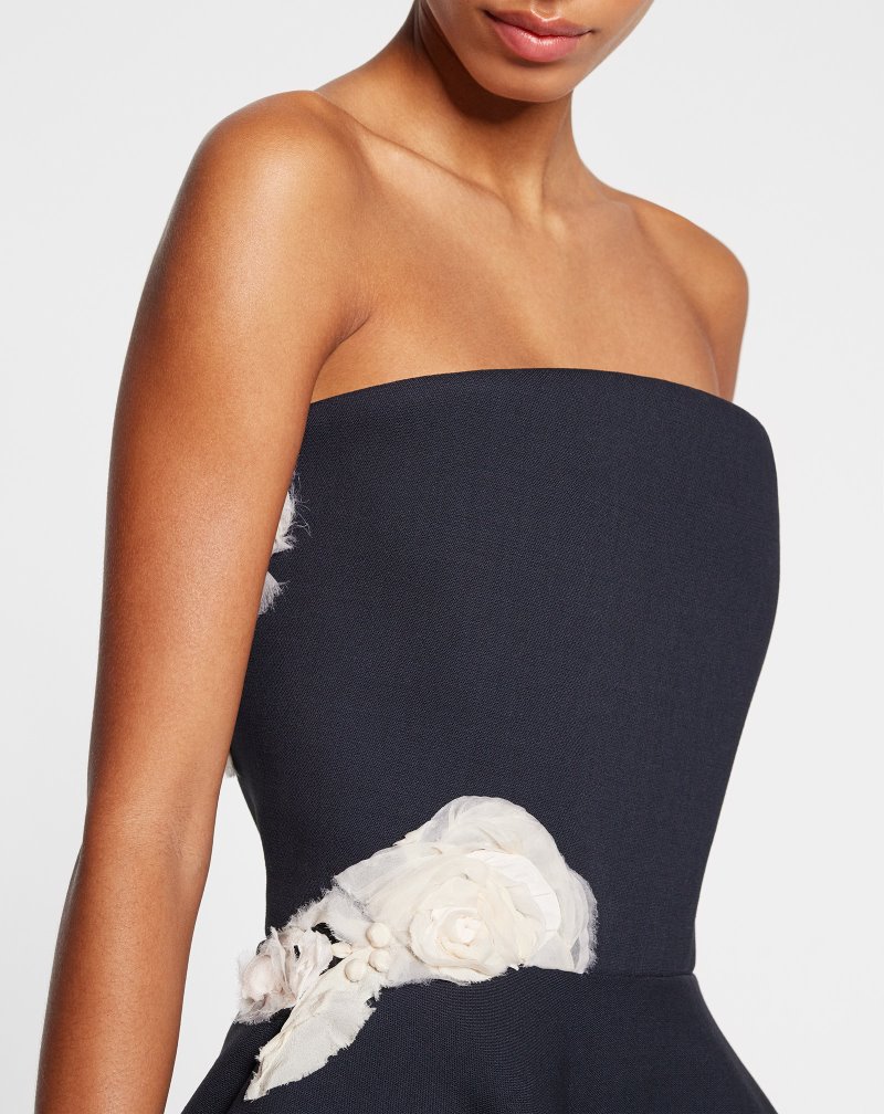 Lanvin Short Tribute Dress Klänning Dam Blå | AT87-2057G2