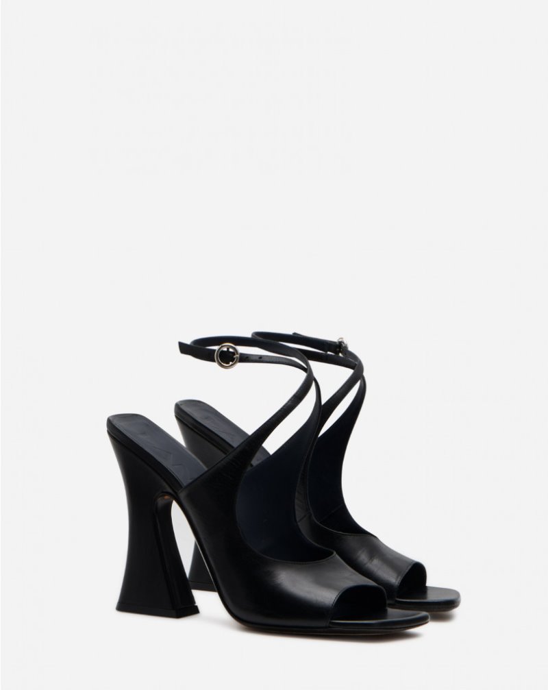 Lanvin Smile Sandals Sandaler Dam Svarta | CJ88-9998N9