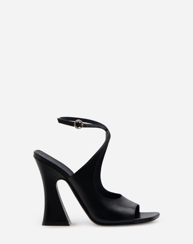 Lanvin Smile Sandals Sandaler Dam Svarta | CJ88-9998N9