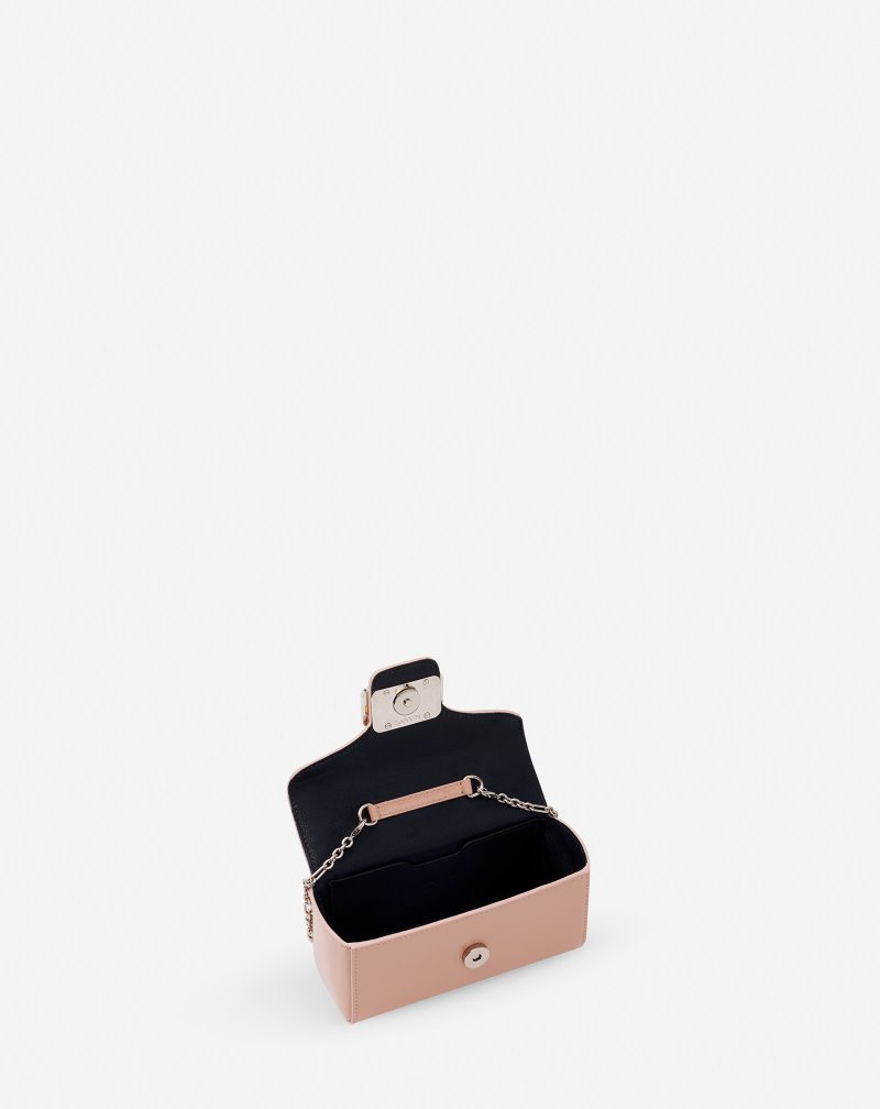 Lanvin Smooth Leather Pico Pencil Bag Väskor Dam Rosa | WZ71-3491N2