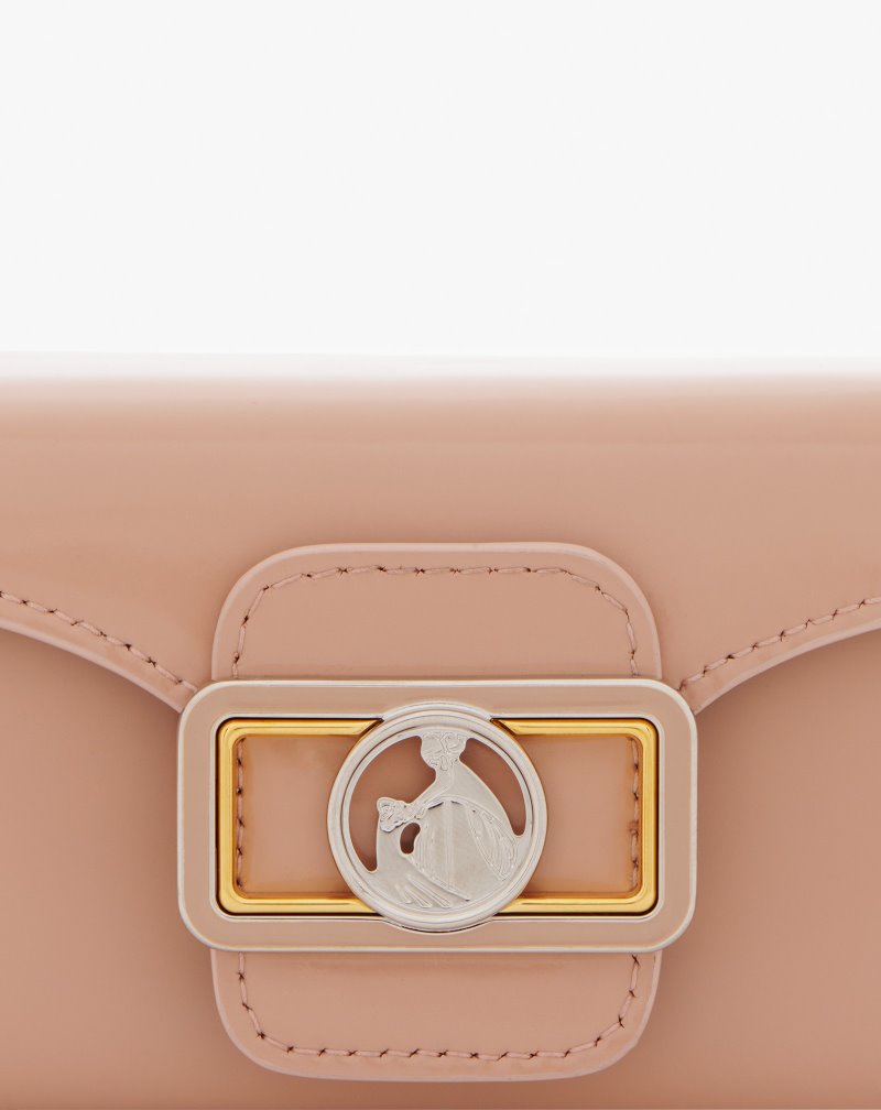 Lanvin Smooth Leather Pico Pencil Bag Väskor Dam Rosa | WZ71-3491N2