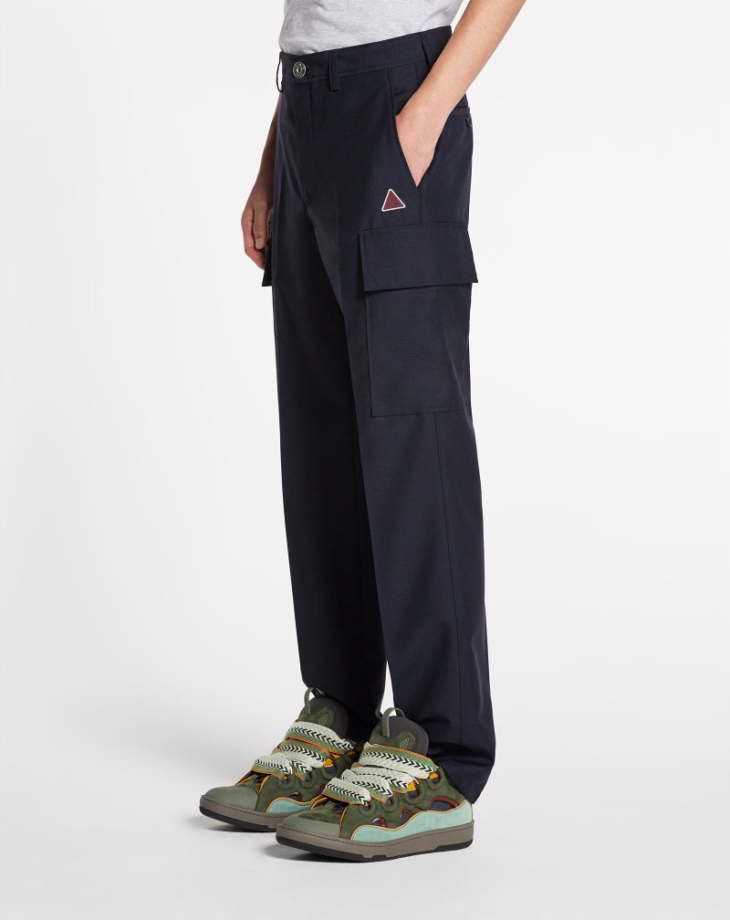 Lanvin Straight Cargo Pants Byxor Herr Blå | FX11-7621K0