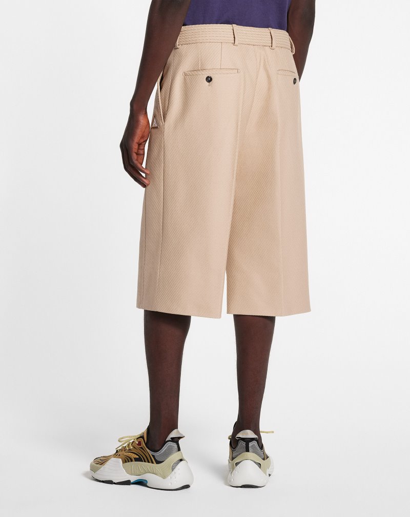 Lanvin Structured Bermudas Bermuda Herr Svarta | HB99-7349C7