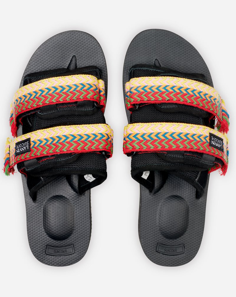 Lanvin Suicoke X Lanvin Sandals Sandaler Dam Svarta | YZ93-7083T3