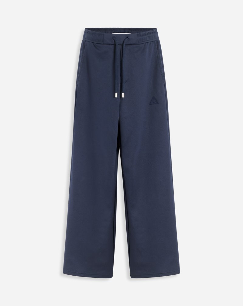 Lanvin Sweatpants With Printed Lanvin Triangle Logo Byxor Herr Blå | AP27-1217C9