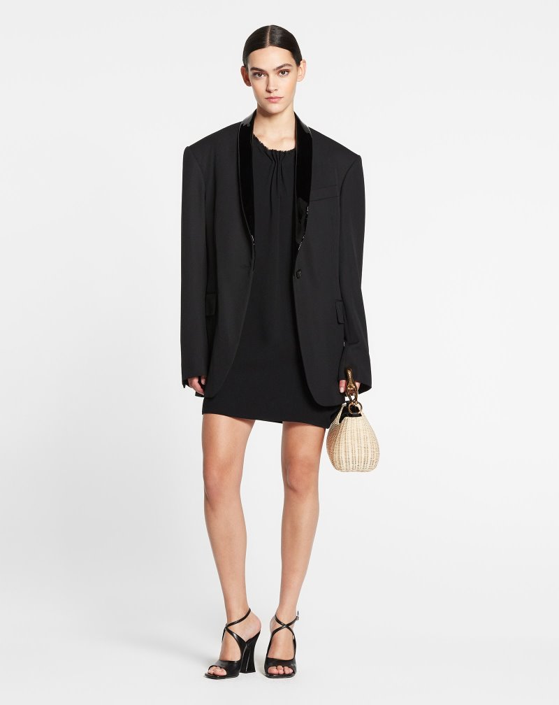 Lanvin Tailored Jacket Jackor Dam Svarta | AD47-2127S3