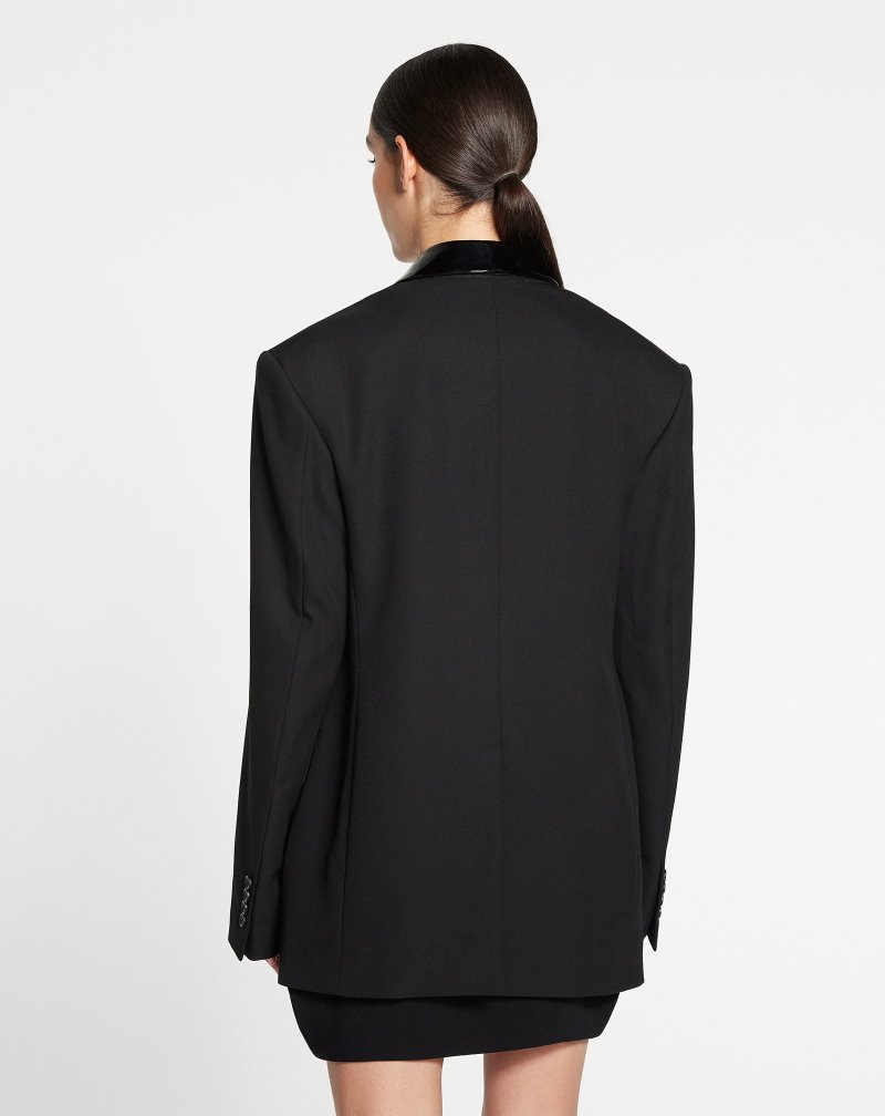 Lanvin Tailored Jacket Jackor Dam Svarta | AD47-2127S3