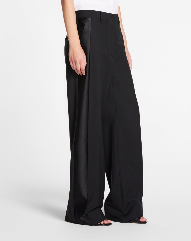 Lanvin Tailored Pants Byxor Dam Svarta | MN08-5678X2