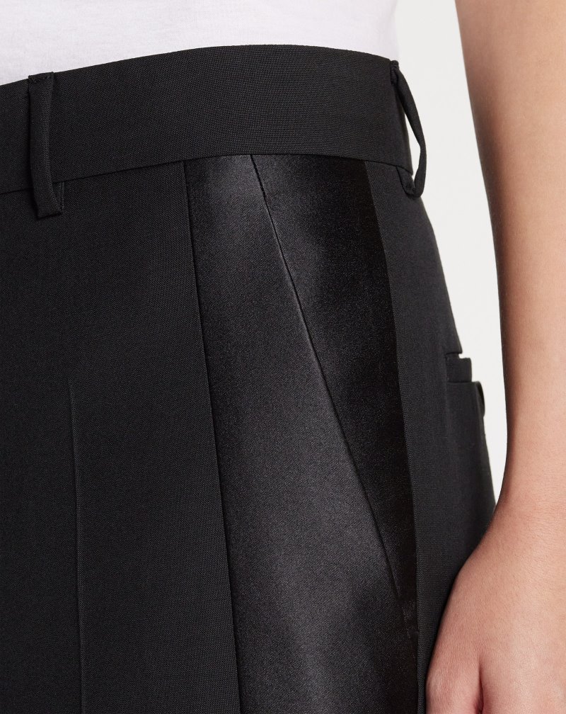 Lanvin Tailored Pants Byxor Dam Svarta | MN08-5678X2