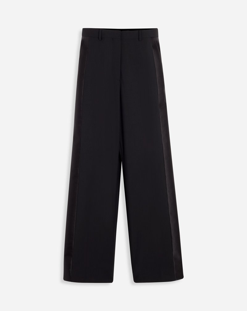Lanvin Tailored Pants Byxor Dam Svarta | MN08-5678X2