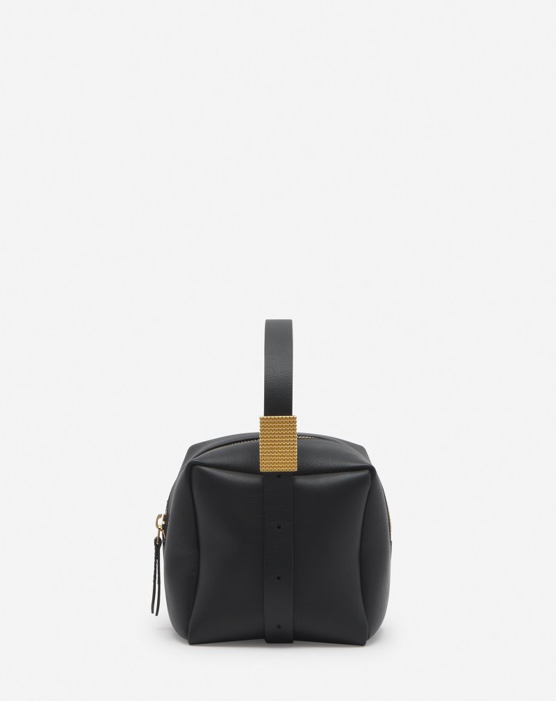 Lanvin Tempo By Lanvin Leather Bag Väskor Dam Svarta | BU84-8604Q9