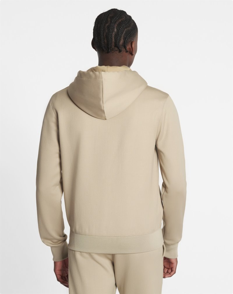 Lanvin Zip-up Curb Hoodie Hoodie Herr Beige | VL15-3665I3